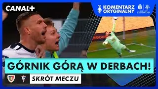 PIĘKNY GOL PODOLSKIEGO, GÓRNIK ZWYCIĘSKI W DERBACH! PIAST-GÓRNIK, SKRÓT MECZU