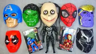 SPIDER MAN 10 SUPERHEROES AVENGERS TEAM IN MAGIC MASK | SATISFYING VIDEO