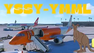 MSFS: Sydney to Melbourne carrying Freight (E190F)