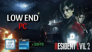 Resident Evil 2 Remake Gameplay | Intel UHD 620 | 720p | i5 8350U