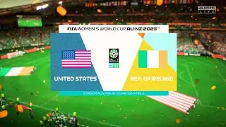 USA vs. Ireland | FIFA 23 Gameplay Women's World Cup 2023 | Quarter Finals [4K 60FPS]