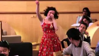 Flashmob in Lamont Library - Harvard University