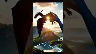 Dragon Breathing Fire | Epic AI Fantasy #shorts  #aishorts