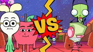 M.U.G.E.N. Battles | Apple/Onion vs Zim/GIR | Apple & Onion vs Invader Zim
