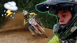 Motocross Training In Rain Storm! KTM Orange Brigade Camp in North Carolina