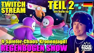 Fall Guys I Regenbogen Show Teil 2 I das warm up - 2023 Deutsch German