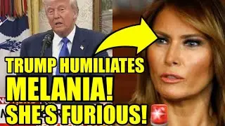 🚨VATICAN CRINGES As Trump Throws Melania UNDER THE BUS￼