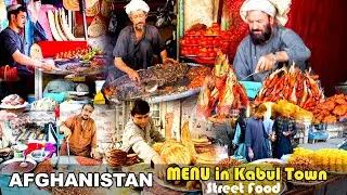 Kabul Street Food Tour | The Most Famous Afghan Flavors in | 4K