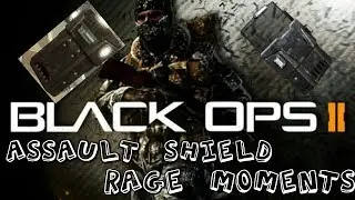 Call of Duty Black Ops 2 Assault Shield Rage, Trolls & Funny Moments ~ Nifkk