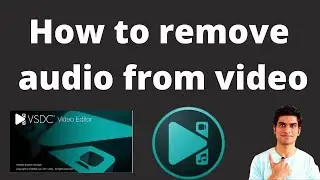 VSDC - How to Remove audio from Video
