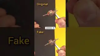 Fake and original DC motors #shorts #dcmotor