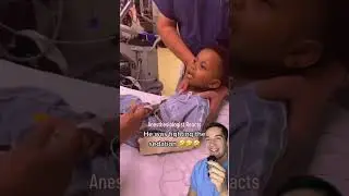 Kid was fighting sedation 🤣 - I think he won&hellip;