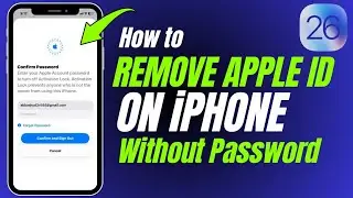 How to Remove Apple iD from iPhone without Password / iOS 26