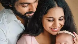 Gv prakash 💞saindhavi and their baby photos #trending#shorts#songs#shortfeed#whatsapp #gv #love