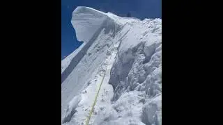 Few steps to Reach the Summit of Gasherbrum II . #shorts #short #mountain #climbing #nature