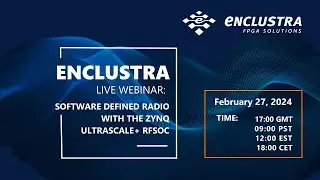 Live Webinar: Software Defined Radio with the Zynq Ultrascale+ RFSoC