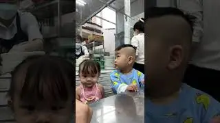 Ruby và e Đô đi ăn sáng r đi mua ghe với ngoại