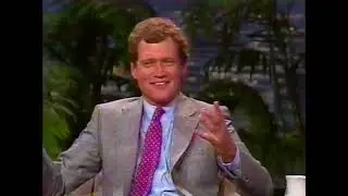 David Letterman on Tonight Show Johnny Carson 1980s KCST San Diego