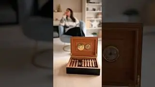 How to check humidor humidity and temperature properly? 🍂✨ #CigarTips #Habanos #CigarStorage