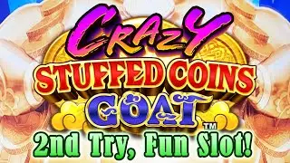 Crazy Stuffed Coins Goat slot - 2nd Attempt, Live Play and Bonuses at Yaamava Casino!