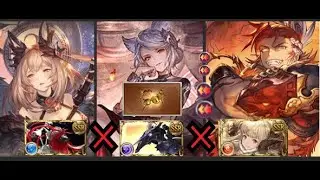 [GBF] Double Strike Strategy Testing : Beelzebub Raid Feat.Yatima,C.falsehood,Anila,Bahamut