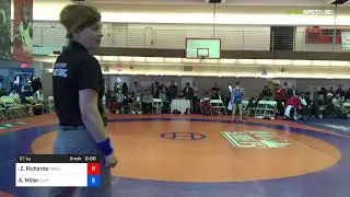 2018 Bill Farrell Memorial International/Men's Freestyle 57 Quarter-Finals - Zane Richards (TMWC)
