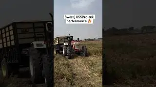 Swaraj 855 FE (Pro-tek) performance 🔥 #swaraj #swaraj855 #protek #tractor #jattlife