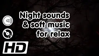 ↂ Ambient chillout lounge music with calm night sounds for relax ♫ Фоновая лаунж музыка для отдыха ↂ
