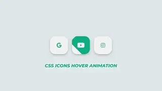 Social Media Button Icons Effect | CSS Button Animation | CSS animation tutorial