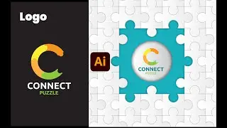puzzle logo & letter c logo |ad design