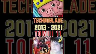 Technoblade Vs tomiii 11 subcount race gas gas gas meme #shorts #gasgasmeme #Technoblade #viralvideo