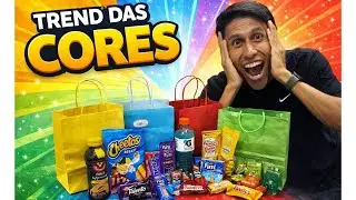 TUDO QUE GANHEI NA TREND VIRAL DAS SACOLAS DE CORES.