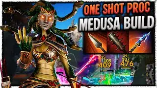 ONE SHOT TRUE DAMAGE MEDUSA BUILD!