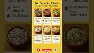 Top Benefits of Seeds for Everyday Wellness | Boost Health Naturally #health #shorts