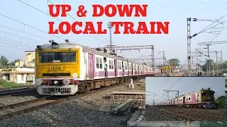 Howrah Burdwan 37833 & Burdwan sealdha31152 local train | from magra rail station westbengal