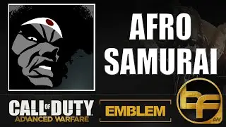 COD Advanced Warfare Emblem Tutorial #55 - Afro Samurai