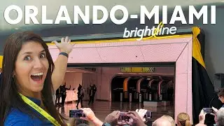 Trem MIAMI-ORLANDO: a estação de Orlando ficou pronta!
