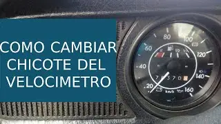 COMO CAMBIAR EL CHICOTE DEL VELOCIMETRO?(FALLAS DEL VELOCIMETRO)