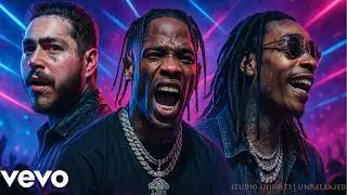 Electric Skyline ⚡ &ndash; Post Malone ft. Travis Scott & Wiz Khalifa (EDM Trap Anthem) Lyrics Video