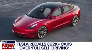 Tesla recalls 362K+ vehicles due to 'full self-driving' safety concerns | LiveNOW from FOX