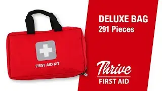 First Aid Kit Bag for Emergency and Survival situations | 291 Pieces | Thrive
