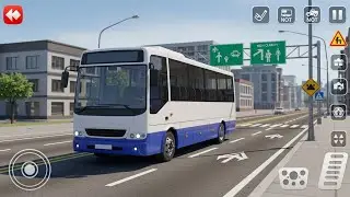 Bus Driving Skill Test | Mini Bus Simulator Gameplay bus 🚌🚌