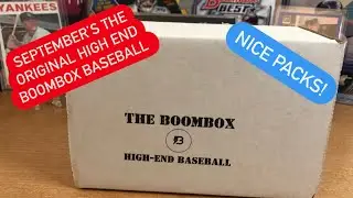 The Original Boombox High End Baseball! September&rsquo;s Box ** Nice Packs! **