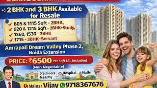 2BHK @6500, Amrapali Dream valley phase 2 , 9718367676