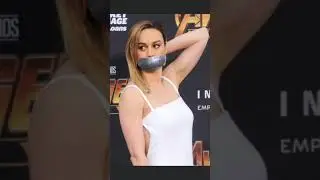 Brie Larson gagged