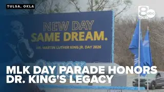 Tulsa's MLK Day parade honors Dr. King's legacy with vibrant floats and community spirit