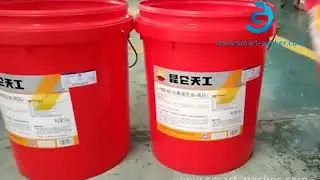 Chemical barrel pail bucket motor gear oil bottle drum labeling machine automatic label applicator