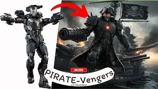 AVENGERS but PIRATE-VENGERS 🔥All Characters (Marvel & DC) 2025