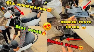 Ola S1 pro 2gen modifications 😍 delhi Karol Bagh naiwala cheapest market 🔥| double stand 😱