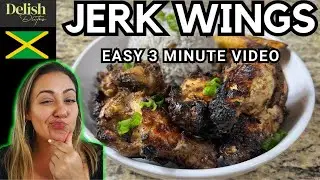 CARIBBEAN JERK CHICKEN WINGS | Delish D'Lites | Caribbean Dishes
